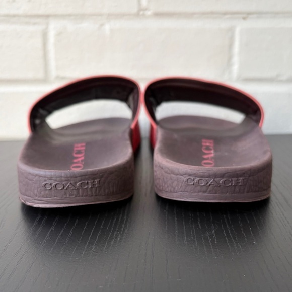 Coach Udele Sport Slides with Limited Edition Cherry Print Detail, SZ 7 🍒 - Picture 6 of 8